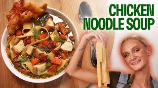 The Best Chicken Noodle Soup | From Scratch with Tini