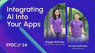 Integrating AI Into Your Apps with Maggie & Michael | FFDC 2024