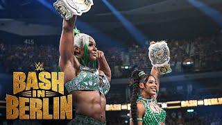 Bianca Belair & Jade Cargill win the WWE Women's Tag Team Title: WWE Bash in Berlin 2024 highlights