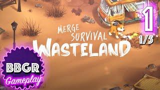 Merge Survival: Wasteland (Day 1) - Review 1/5, Game Play Walkthrough No Commentary 1