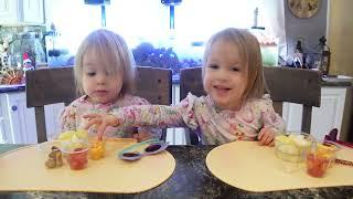 Twins try Paw Patrol crunch pak