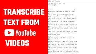 How to Transcribe YouTube Videos for FREE?