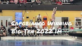 Andrew Capobianco's 2022 Men's 1m Big Ten Triumph