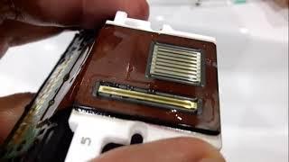 Cleaning (repair) of the print head of the Canon MG7740 printer. Прочистка печатающей головки