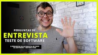 Perguntas de entrevista de emprego de teste de software