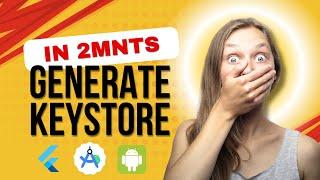 Generate keystore with in 2 minutes | signing config android | flutter | android studio | faster way