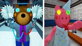 Cyborg Doggy vs Infected Party Piggy Jumpscare! Roblox Piggy RP