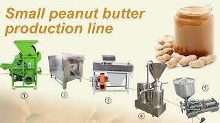 How to make peanut butter? small peanut butter production line