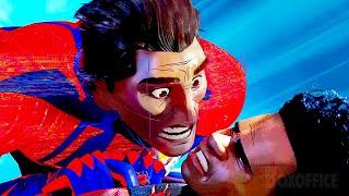 Miles Morales VS Miguel O'Hara (The Lunar Train Scene) | Spider-Man: Across the Spider-Verse | CLIP