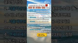 전 세계에서 암 제일 잘 고치는 병원 TOP 5#건강 #건강관리 #건강정보 #건강상식 #병원 #암