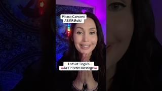 Tingles guaranteed with this ASMR Reiki  DEEP Brain Massage #reiki #asmr #reikiasmr #shorts