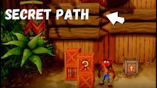 Crash Bandicoot 1 - The Great Gate Walkthrough - Secret GEM.