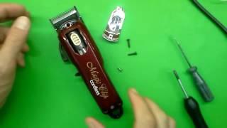 Как разобрать машинку для стрижки волос WAHL Magic Clip 8591L 08148-016 disassemble WAHL Magic Clip