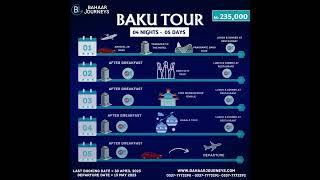 Baku, Azerbaijan Best Tour Package | How To Baku | Travel with Bahaar Journeys