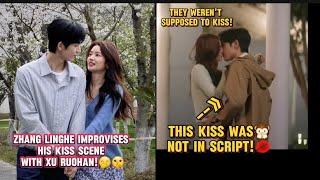 Zhang Linghe & Xu Ruohan kiss out of scene! #zhanglinghe #xuruohan #thebestthing