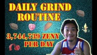 3,744,739 MILLION ZENY PER DAY - DAILY GRIND TOP SECRET (RAGNAROK MOBILE)