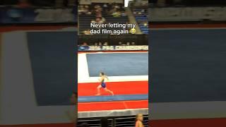 How did he miss the whole thing  #gymnast #gymnastics #olympics #olympic #sports #sport #fail #dad