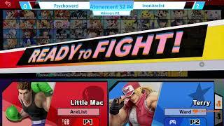 Atonement S2 - Week 4 - Arelist (Little Mac!) vs Psychoward (Terry)