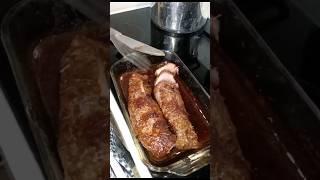 #porkloin with #dryrub #honeymustard #glaze #dinner #cooking #recipe