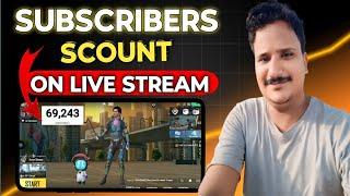 How to Add Live Subscriber Count on Live Stream Mobile ll app