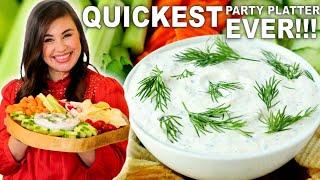 5-Minute DILL DIP Recipe (For Veggie Platters and Chips!)