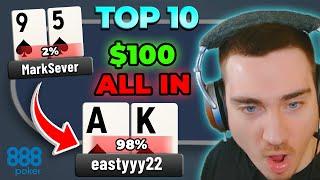 50NL REG TABLES ARE INSANE VALUE?! | Top 10 Poker Hands Ep. 105