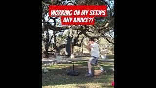 Combinations to set up the high kick #mma #boxing
