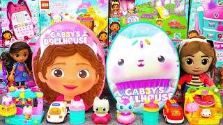 109 min of Gabby's Dollhouse mystery blind boxes toys ASMR Unboxing Satisfying Sounds No Talking