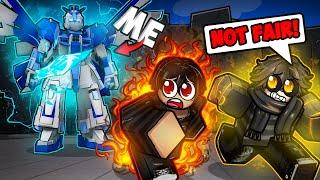 Trolling TOXIC PLAYERS With IRON GIANT ULTIMATE in ROBLOX The Strongest Battlegrounds...