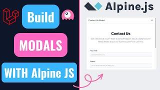 Laravel Modal Using Alpine JS + Livewire 3