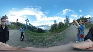 Sochi mountain. Russia. Panoramic video 360