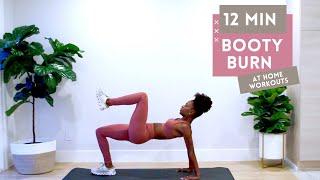 12 MINUTE LEGS + BOOTY BURN WORKOUT | NO EQUIPMENT AT HOME