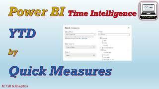 Power BI Time Intelligence: Year to date total by New Quick Measures