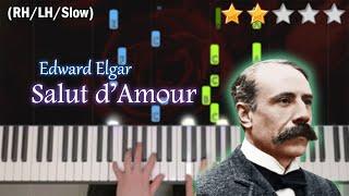 Salut d’Amour | Edward Elgar | EASY Piano Tutorial | 