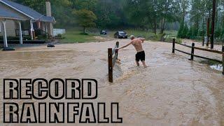 Hurricane Helene Flooding as it Hit My Area of Western NC