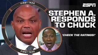 Stephen A.'s response to Charles Barkley's NBA coverage comments ️ 'CHECK THE RATINGS' | First Take