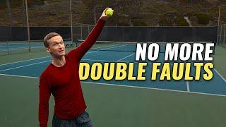 The #1 Secret To STOP Double Faulting On Your Tennis Serve