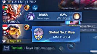 LAGI PUS MMR MIYA MALAH KETEMU USER MOSCOV 16000 MATCH - Mobile Legends