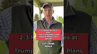 TRUMP-GOP PLAN SELLS OUT US PUBLIC LAND