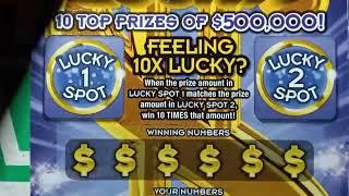 Scratch and Win Feeling Lucky  Pennsylvania Lottery scratch offs 