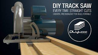 DIY Simple Circular Saw Track Saw Guide - Homemade track saw