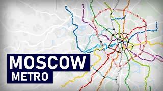 Evolution of the Moscow Metro 1935-2021 (geographic map)