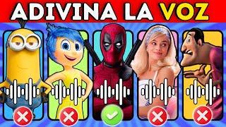 Adivina 19 Personajes De PELÍCULASBarbie🩷DeadpoolSpiderman️Adivina La Voz De Los Personajes️