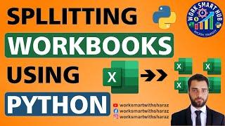 Split Data | Split Excel file into multiple files using Python | Work Smart Hub