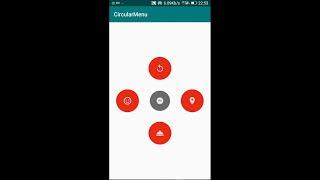 How to make Circular Menu in Android Studio in 4 Mins!!