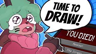 Minecraft But We Draw How We DIE