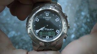 Часы Tissot T-Touch через 15 лет.