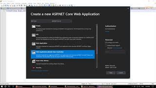 Create ASP.net core Web application in visual studio 2019 for beginners part 1