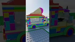 Building The Most EPIC LEGO Ice Cream Truck Ever Made! #lego #legoanimation #caranimation
