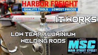 harbor freight aluminum welding rods